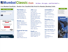 Tablet Screenshot of mumbaiclassic.com